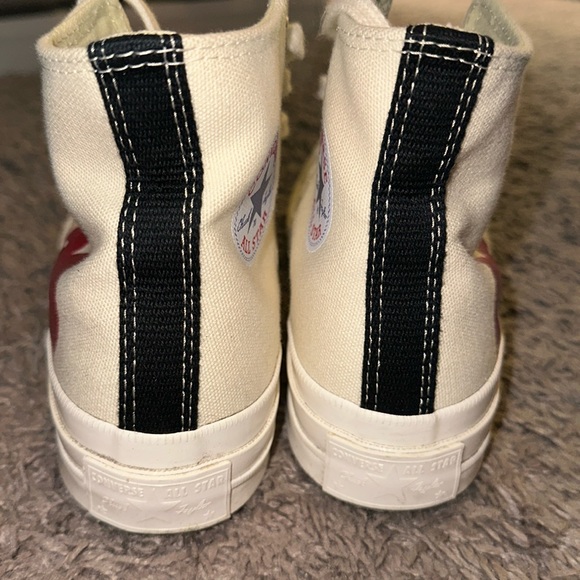 Converse CDG Comme des Garçons size 5 in wmns/ 3 in mens - Picture 4 of 5